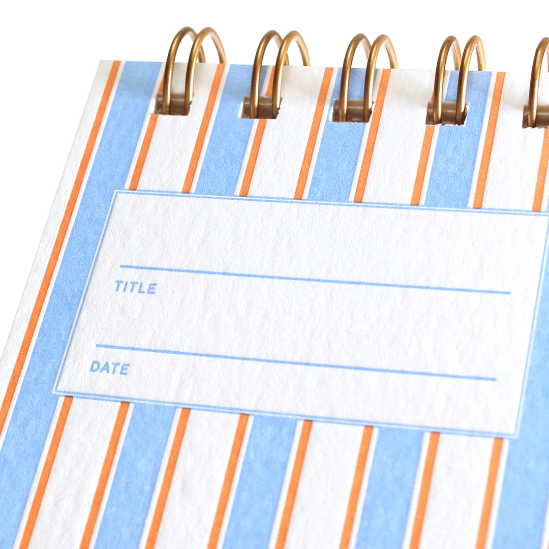 Reporter Notebook - French Stripes