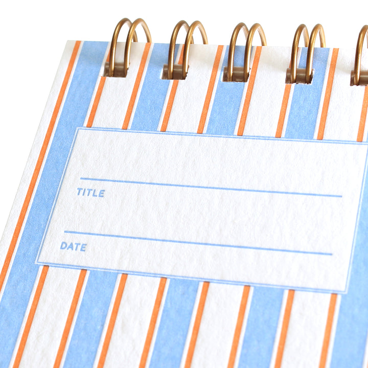 Reporter Notebook - French Stripes