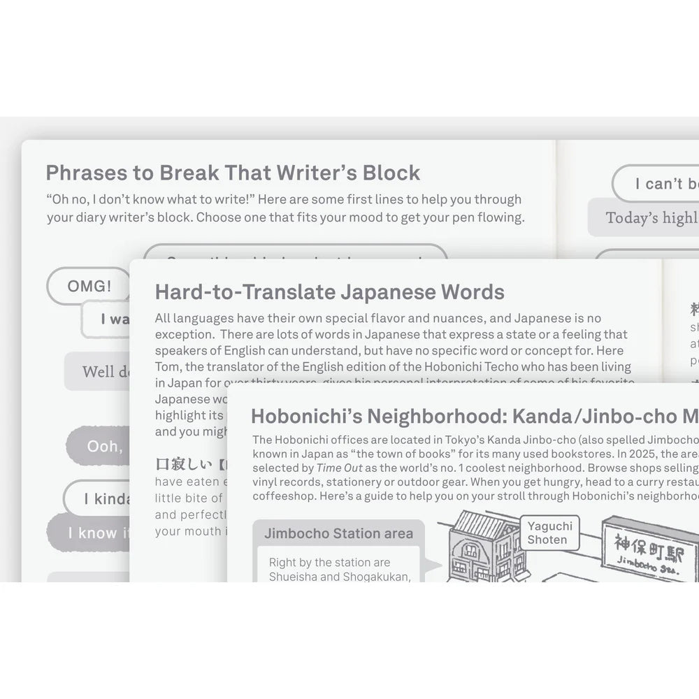 2027 Hobonichi Techo HON A5 - Hiroko Kubota: String Telephone Until the Moon is Full