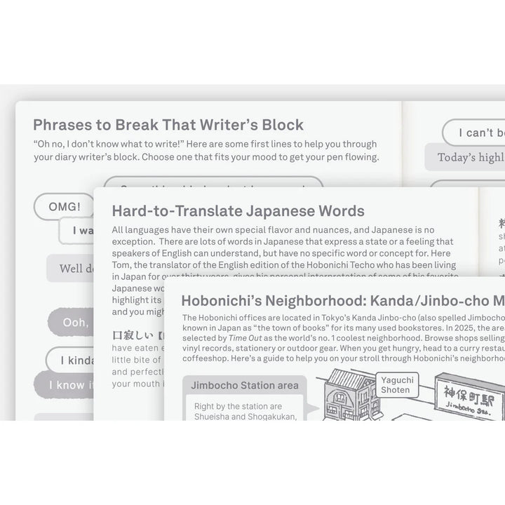 2027 Hobonichi Techo HON A5 - Yumi Kitagishi: White Cat and Rabbit’s Tea Room
