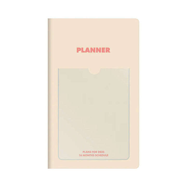 2025 Monthly Planner B6 Slim - Shine: Ivory