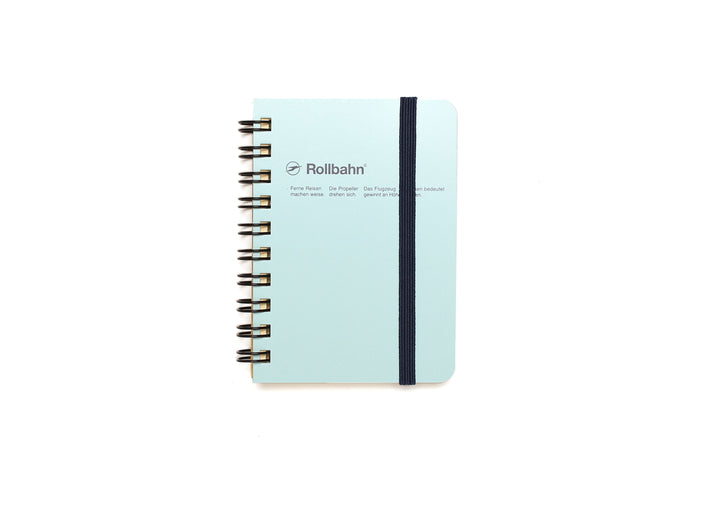 Rollbahn Mini Memo Notebook - Grid: Sky Blue