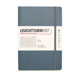 Stone Blue Softcover A5 Notebook - Lined