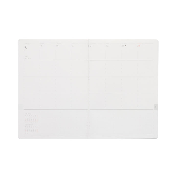 2026 B6 Diary Nahe Free Planner - Clear Brown