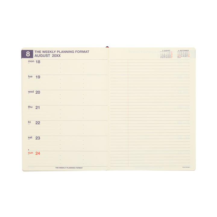 2026 A5 Left Minute Manager - EX Ivory