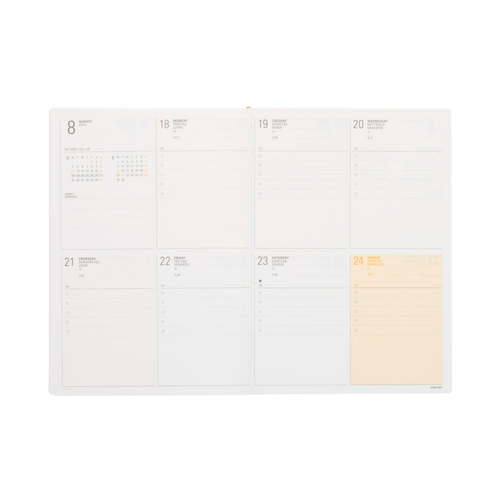 2026 B6 Block Planner - Iris: Green