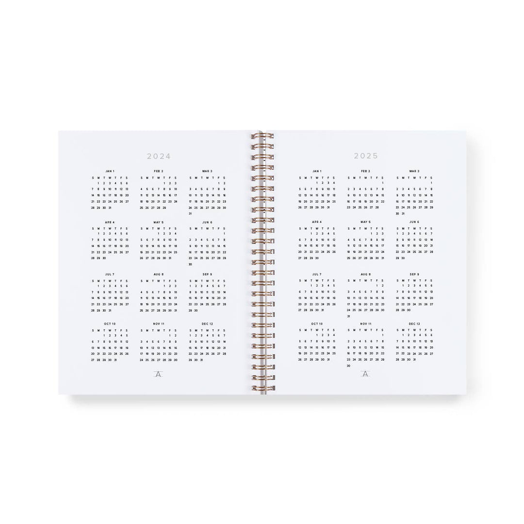 2024-2025 Weekly Notebook Planner - Natural Linen