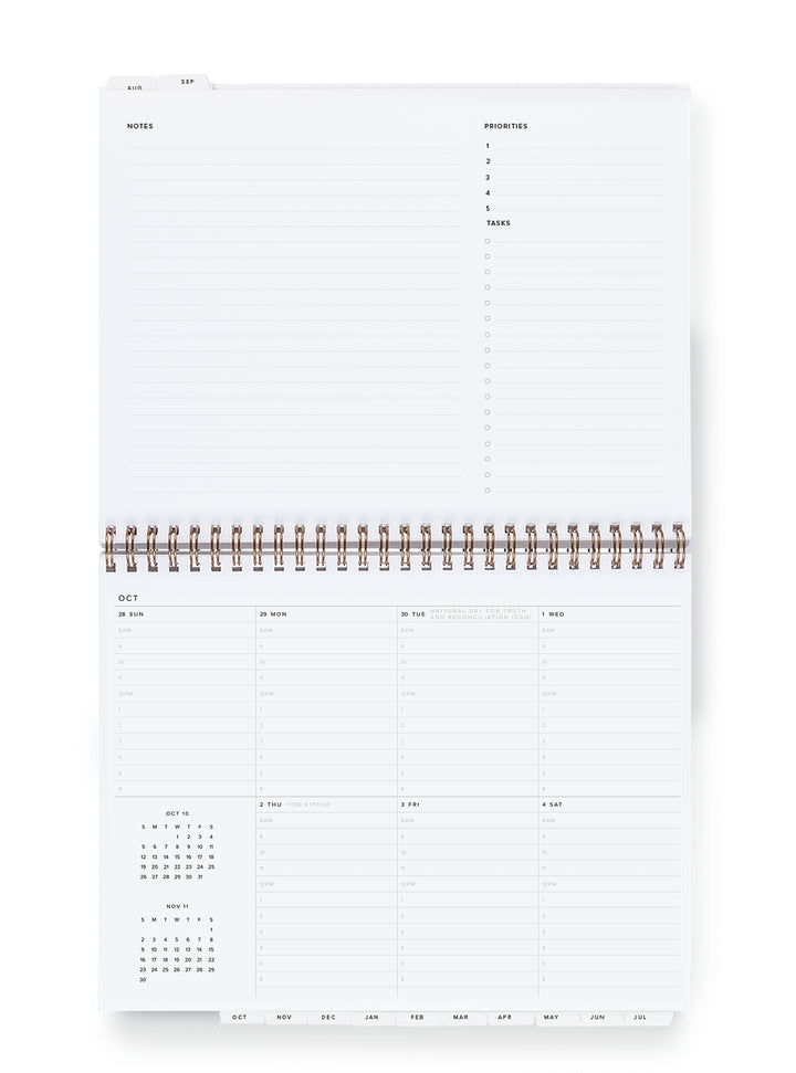 2025-2026 Academic Weekly Task Planner - Chambray