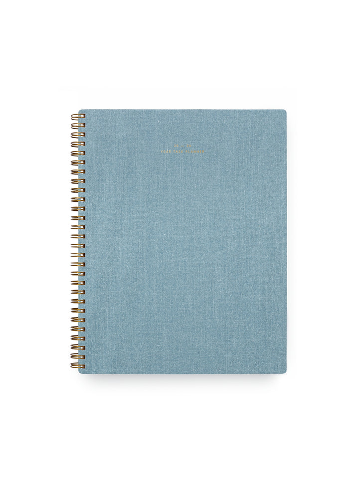 25-26 Academic Year Task Planner - Chambray Blue