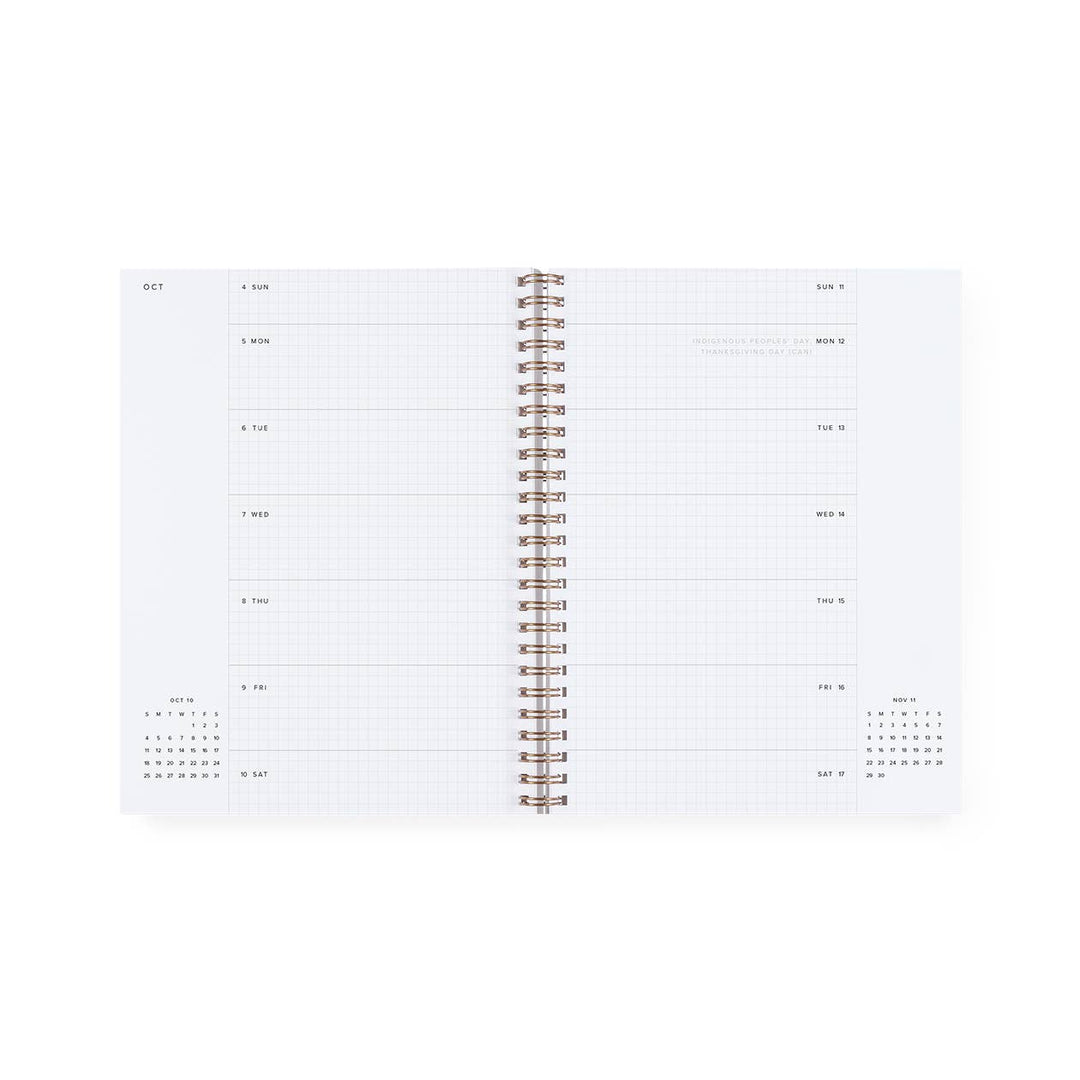 2026-2027 Weekly Notebook Planner - Blossom Pink