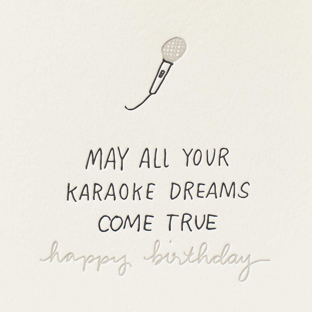 Karaoke Dreams Birthday