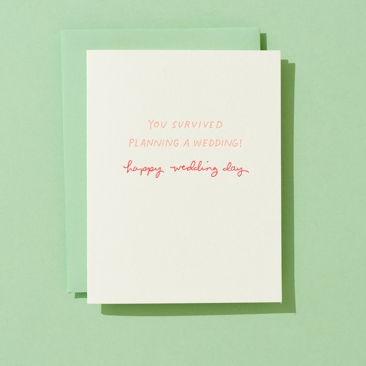 You Survived Planning a Wedding