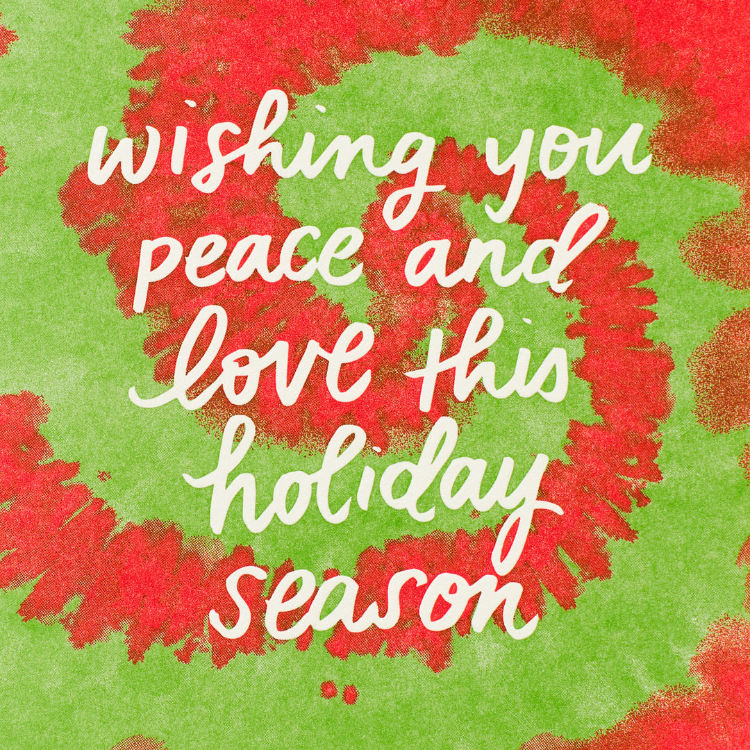 Peace and Love Tie Dye