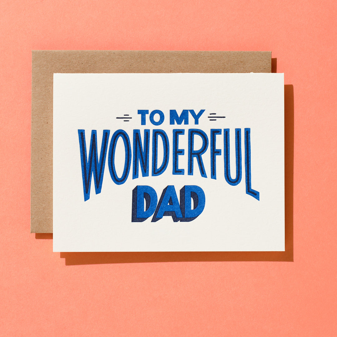 To My Wonderful Dad