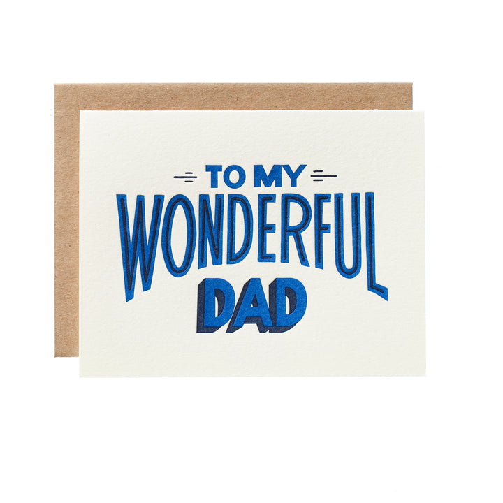 To My Wonderful Dad