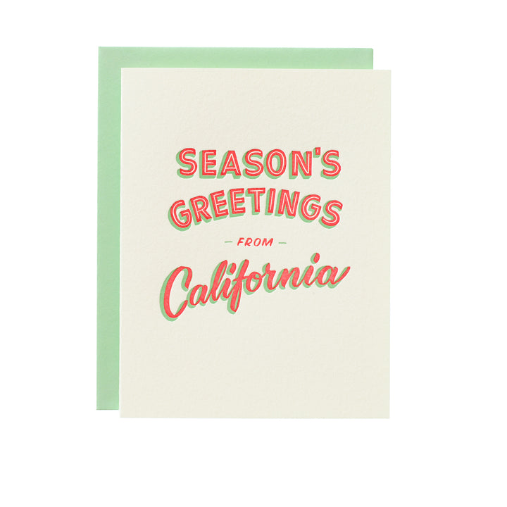 California Seasons Greetings