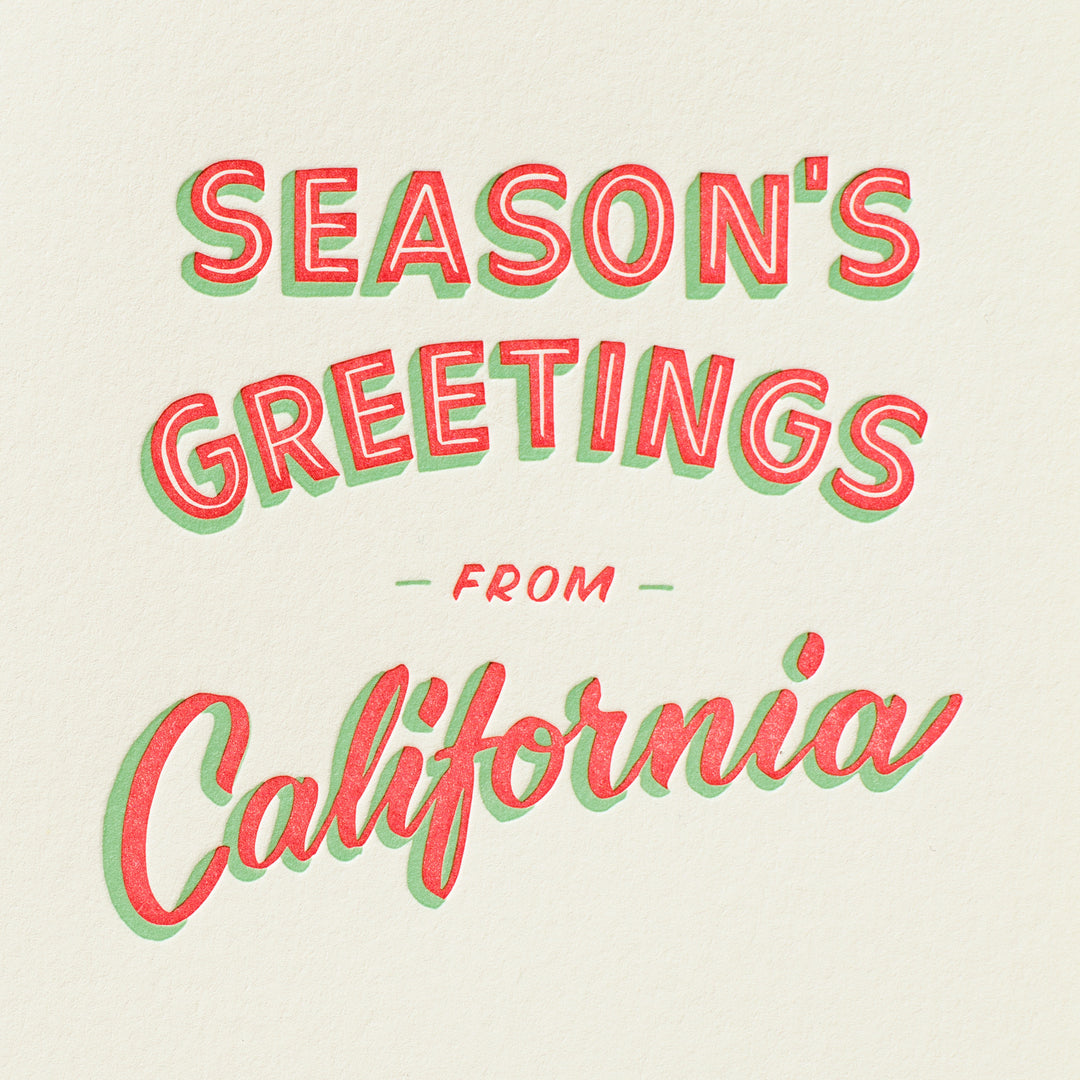 California Seasons Greetings