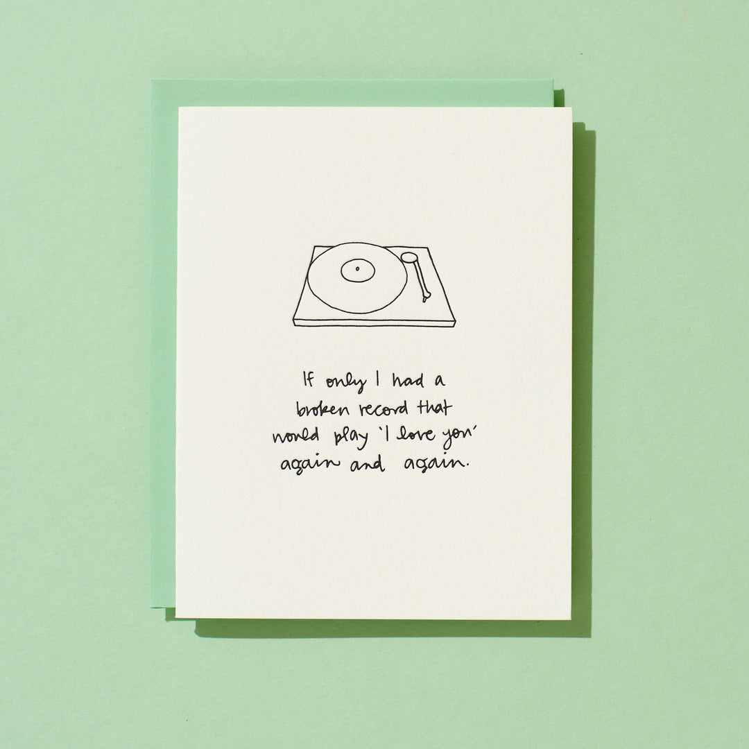 Broken Record Card