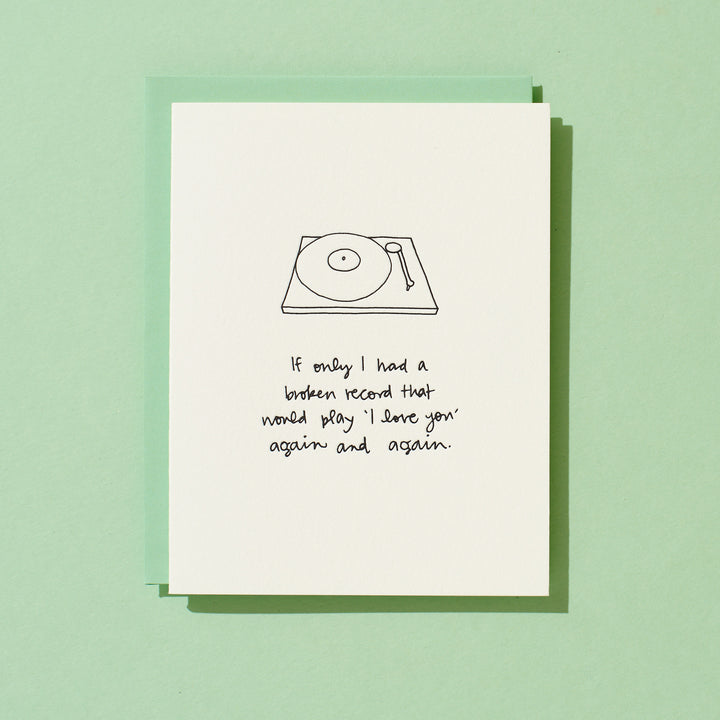 Broken Record Card