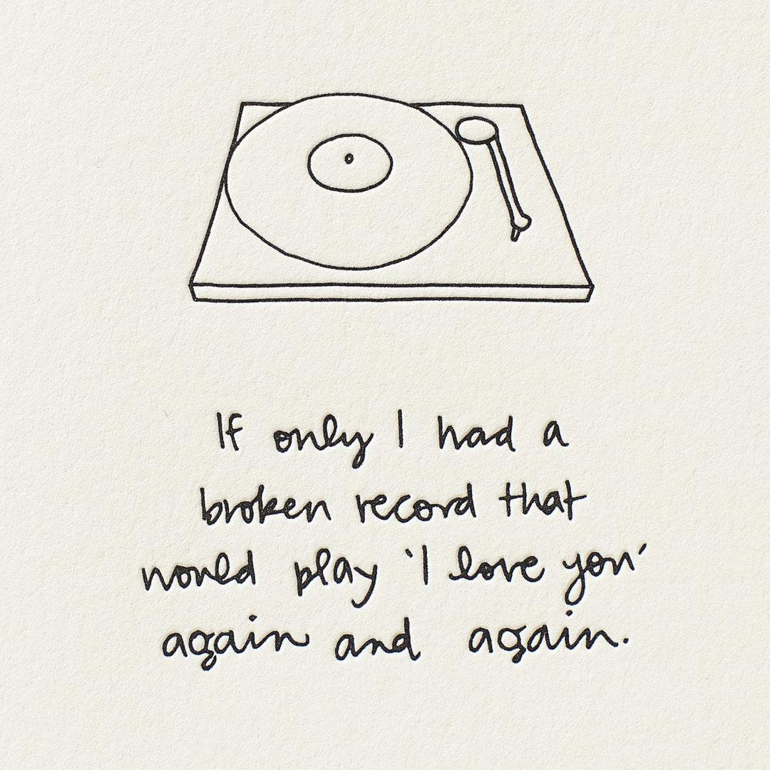 Broken Record Card
