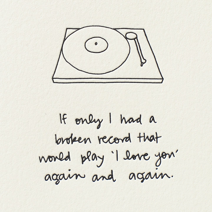 Broken Record Card