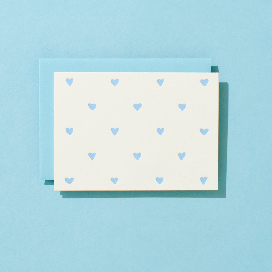 Blue Hearts Pattern Box Set