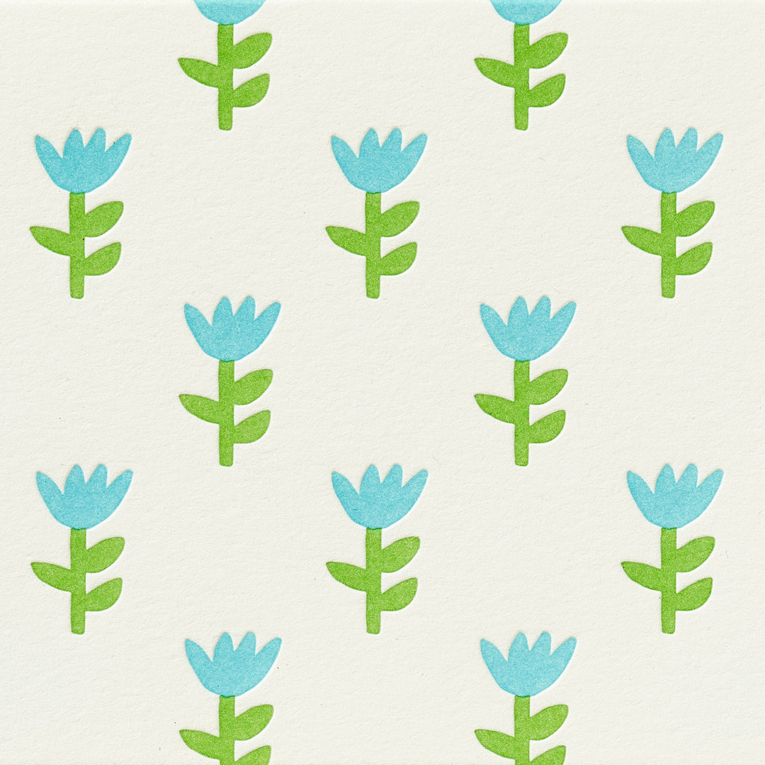 Blue Tulip Pattern Box Set