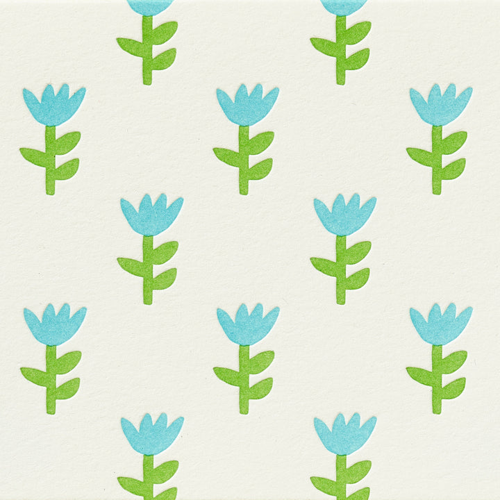 Blue Tulip Pattern Box Set