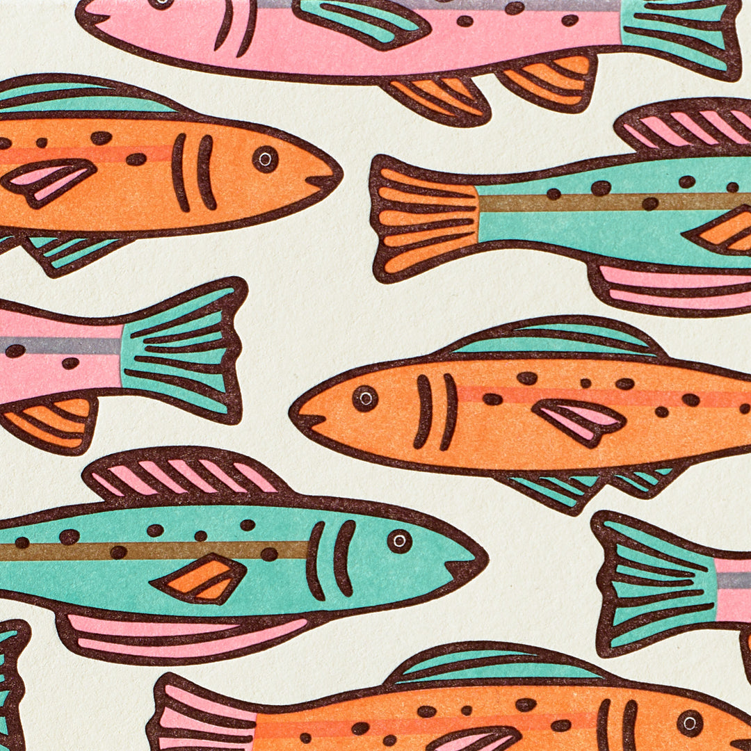Colorful Fish Pattern Box Set