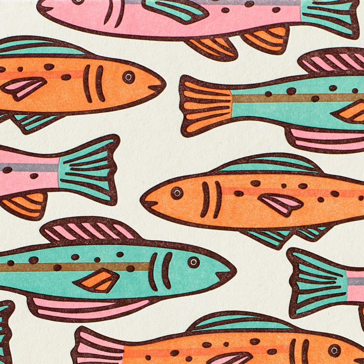 Colorful Fish Pattern Box Set