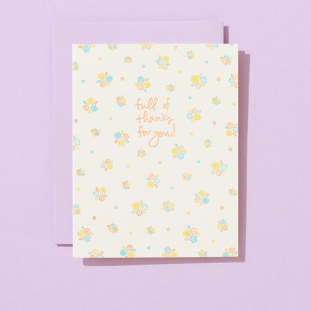 Ditsy Floral Thank You