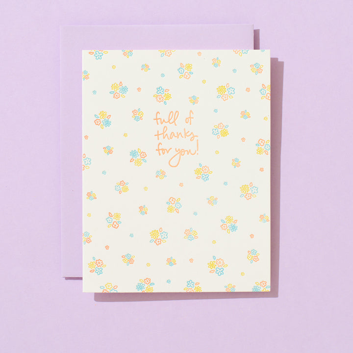 Ditsy Floral Thank You