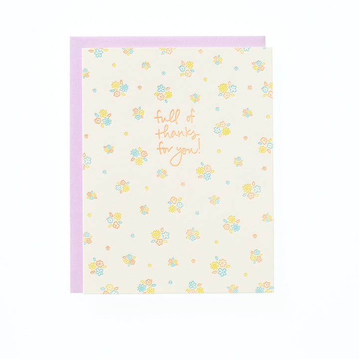 Ditsy Floral Thank You
