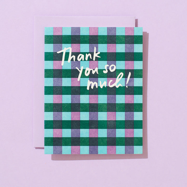 Plaid Thank You