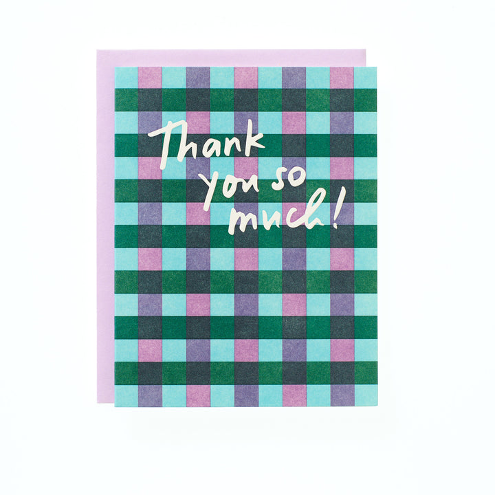 Plaid Thank You