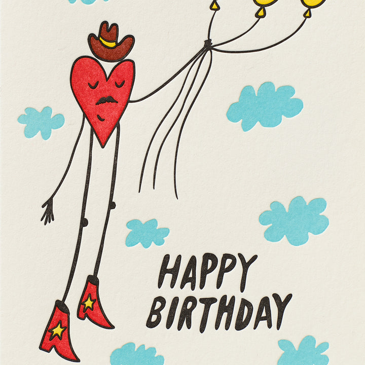 Cowboy Heart Balloon