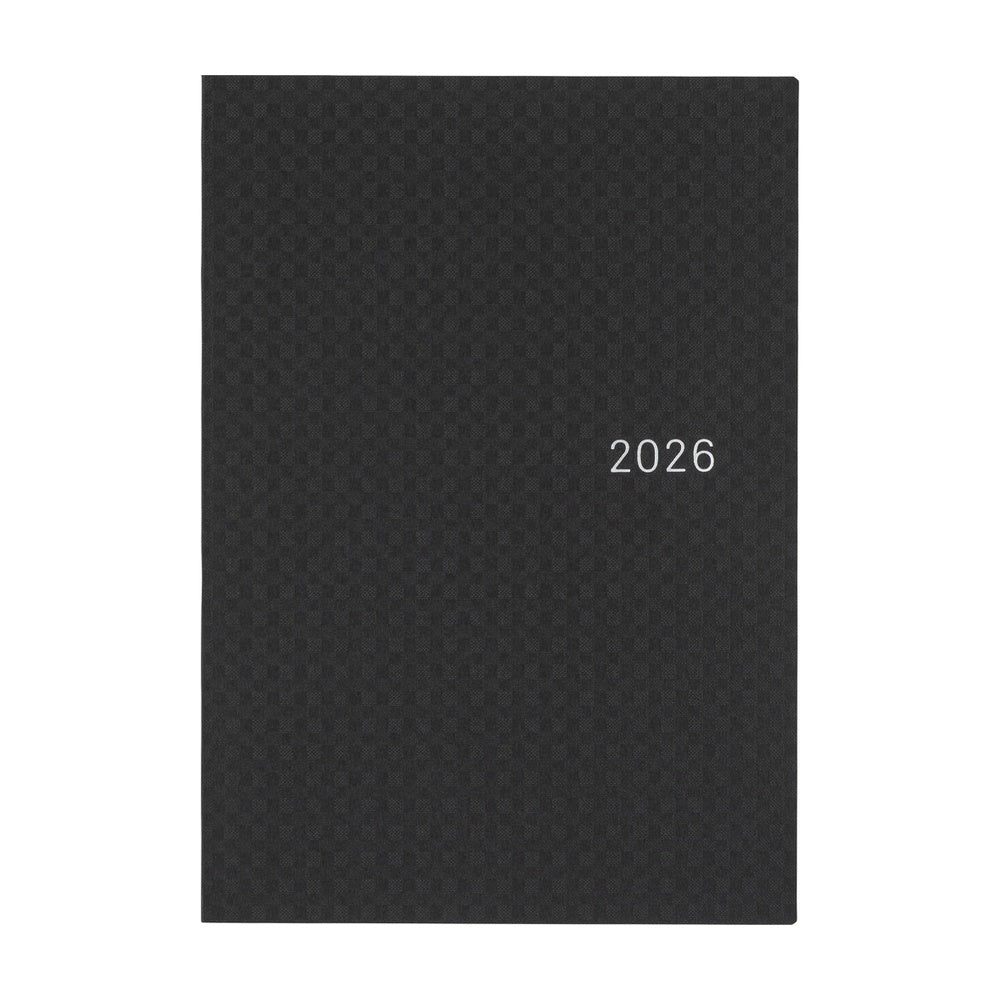 Hobonichi Paper Series A6 2026 - Black Gingham