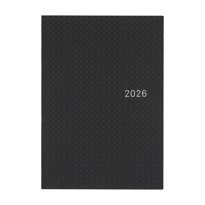 Hobonichi Paper Series A6 2026 - Black Gingham