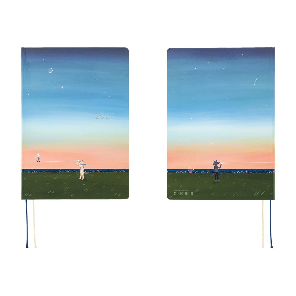 2027 Hobonichi Techo HON A5 - Hiroko Kubota: String Telephone Until the Moon is Full