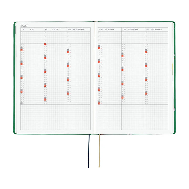2027 Hobonichi Techo HON A5 - Bow & Tie: Sheep Sheep Sheep