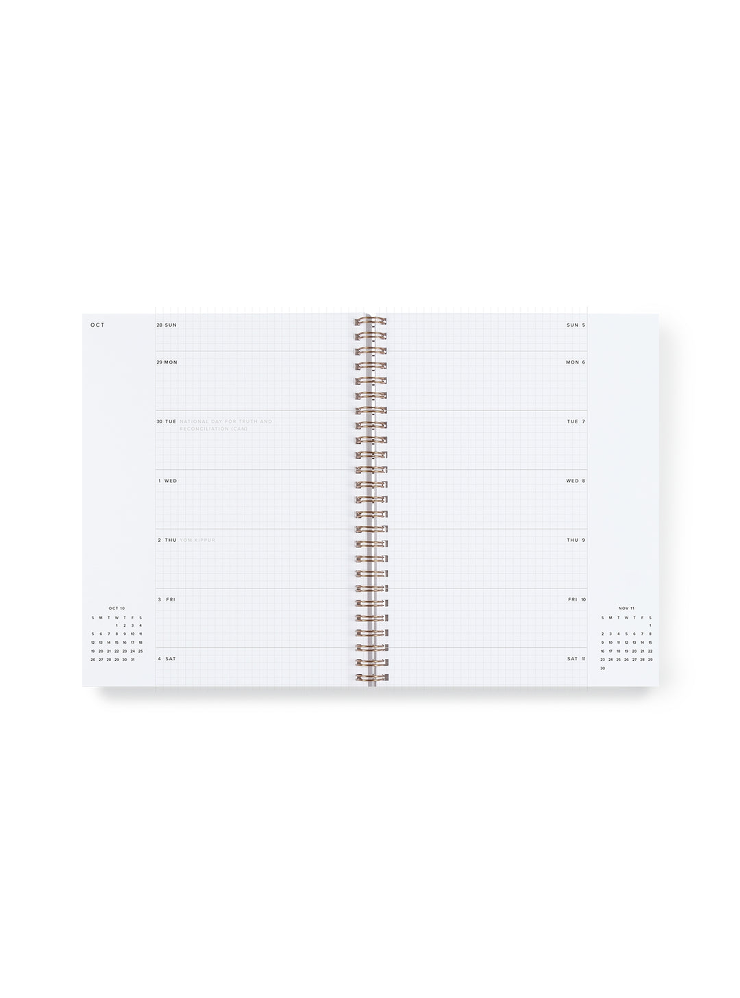 2025-2026 Weekly Notebook Planner - Chambray Blue