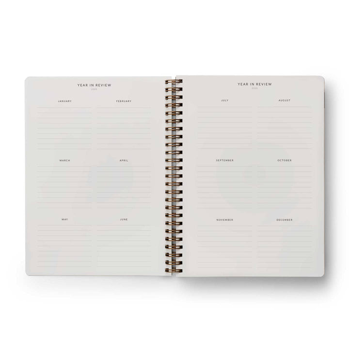 2025 Roses 12-Month Softcover Spiral Planner