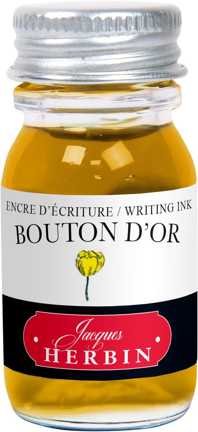 J. Herbin 10ml Bottled Ink - Bouton D'or