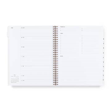 2025 Year Task Planner - Cobalt Yellow