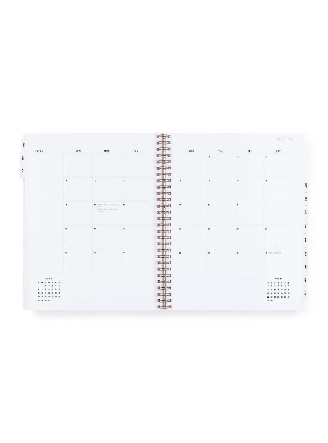 2026-2027 Academic Year Task Planner - Hunter Green