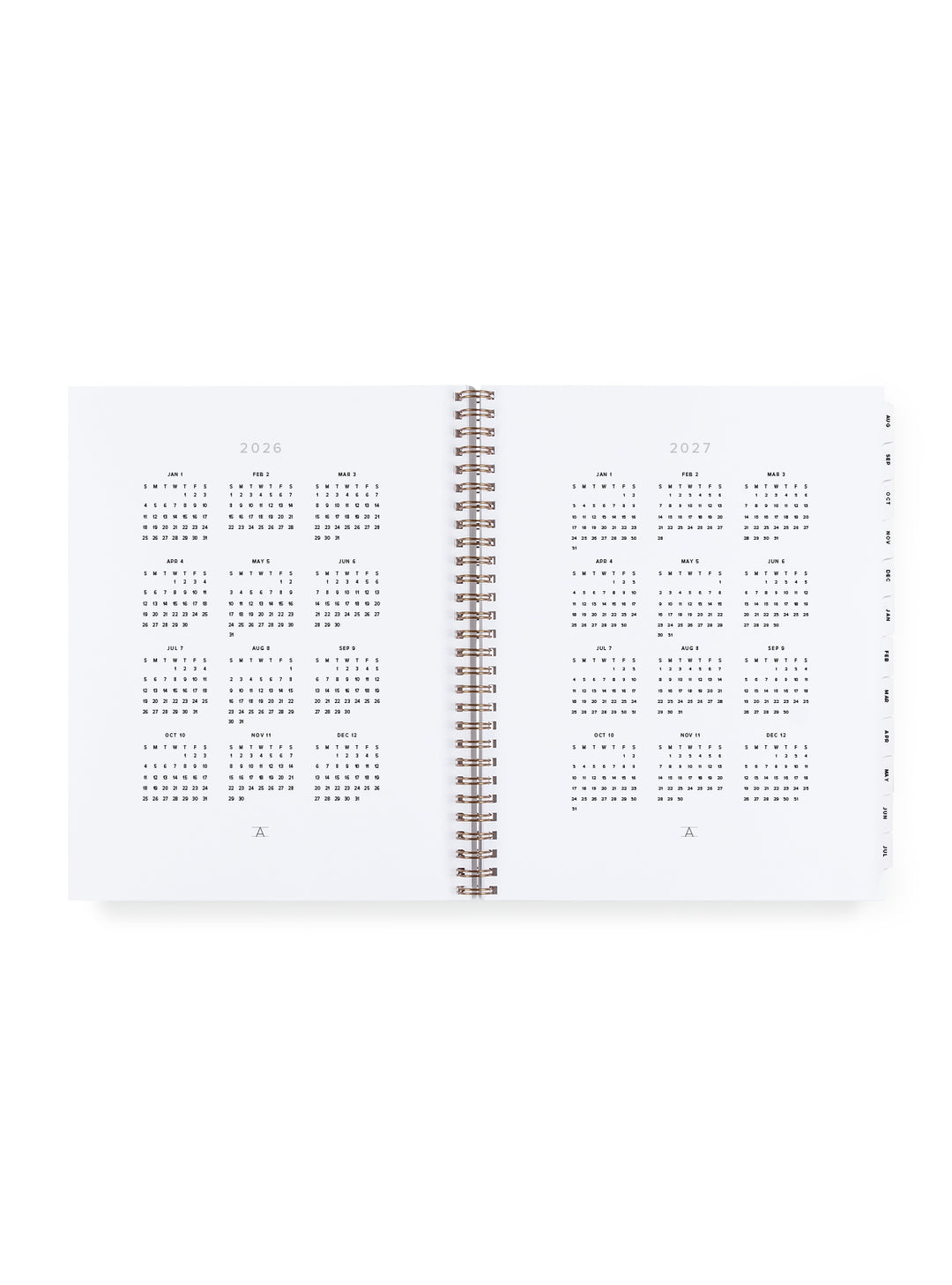 2026-2027 Academic Year Task Planner - Hunter Green