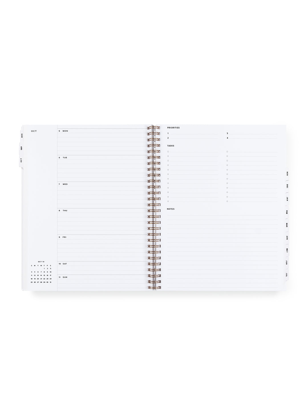 2026-2027 Academic Year Task Planner - Hunter Green
