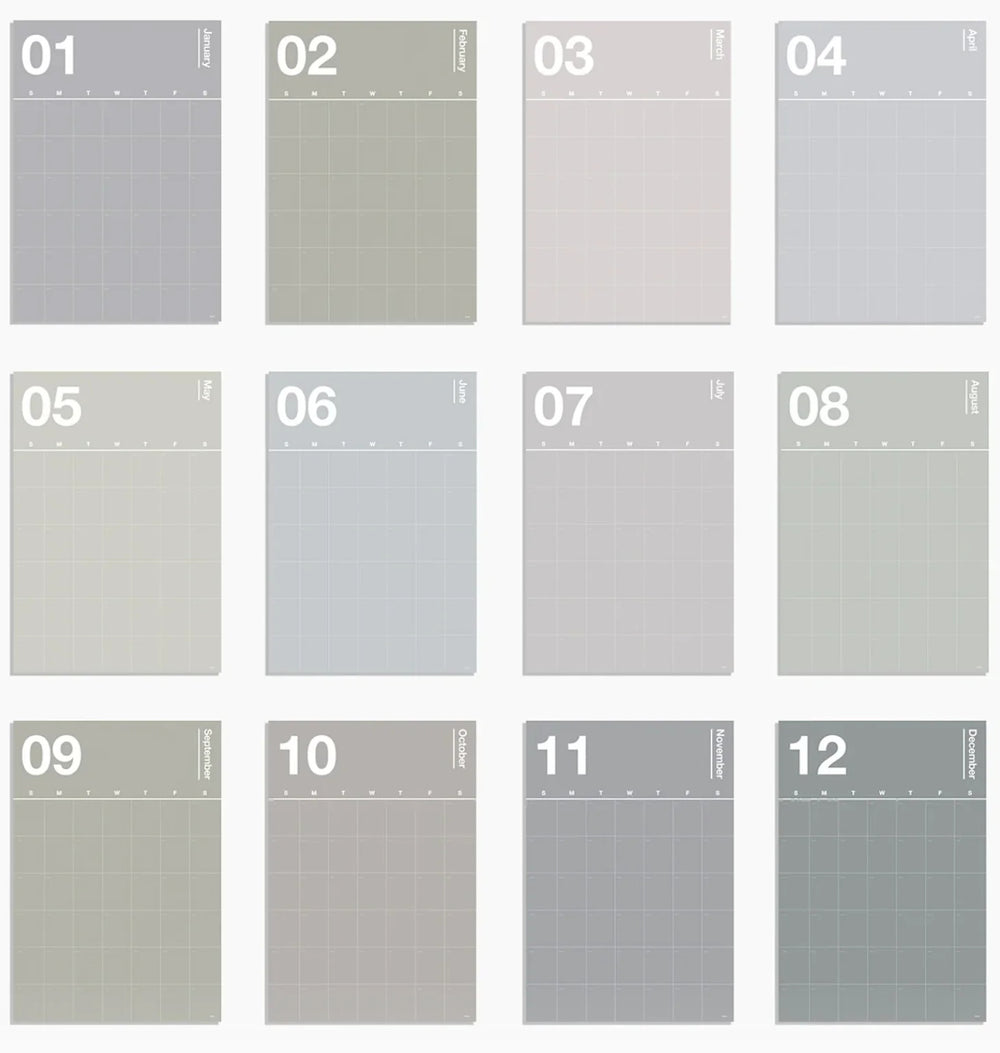 Grey Calanders Calendars – Shorthand