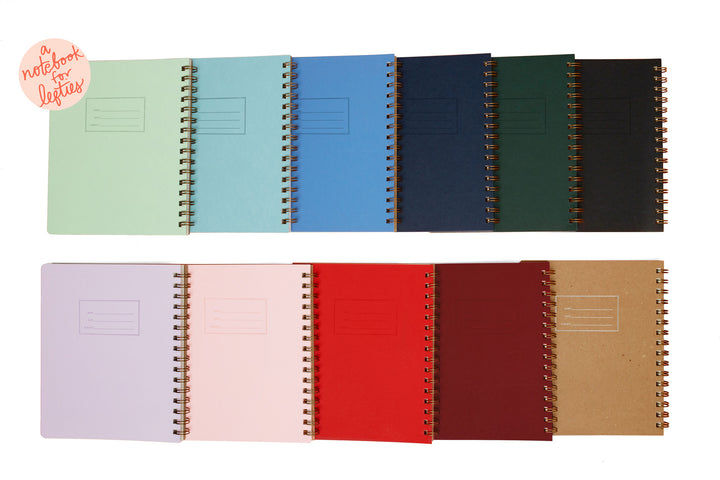 Lefty Standard Notebook - Solid Color Cover