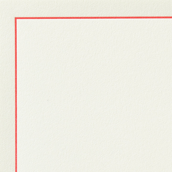 Red Border Letter Sheet Set